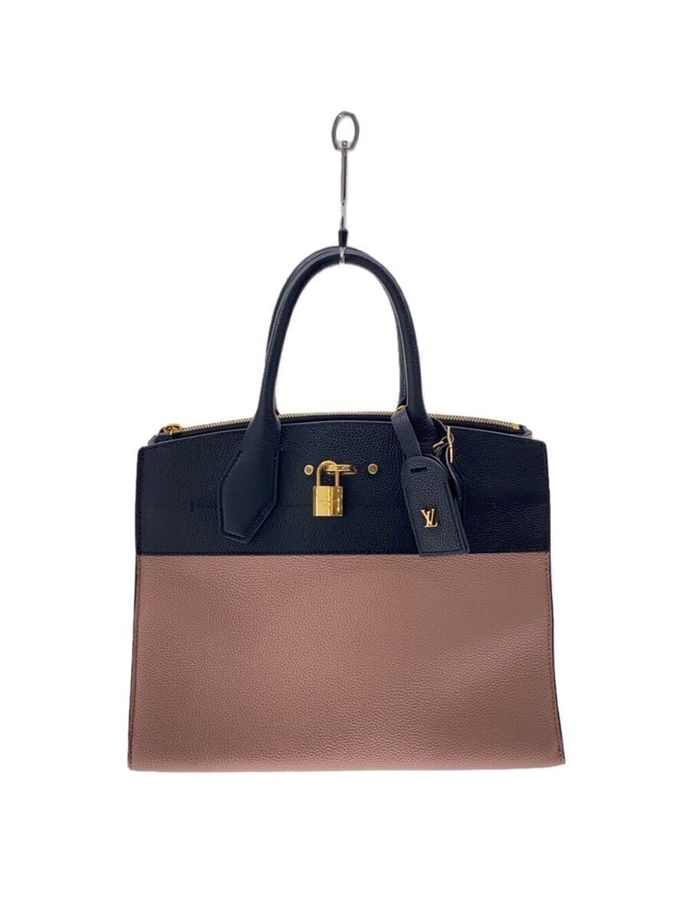 Louis Vuitton Handbag Leather Pink City Steamer
